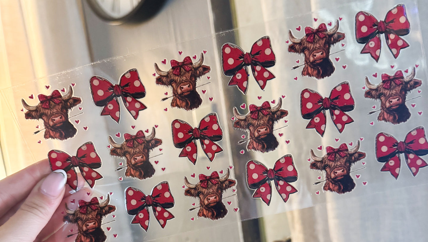 Red Bow Cows