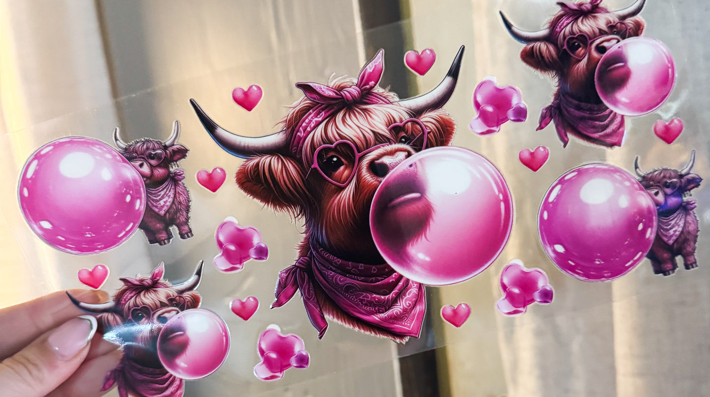 Bubble Gum Cow