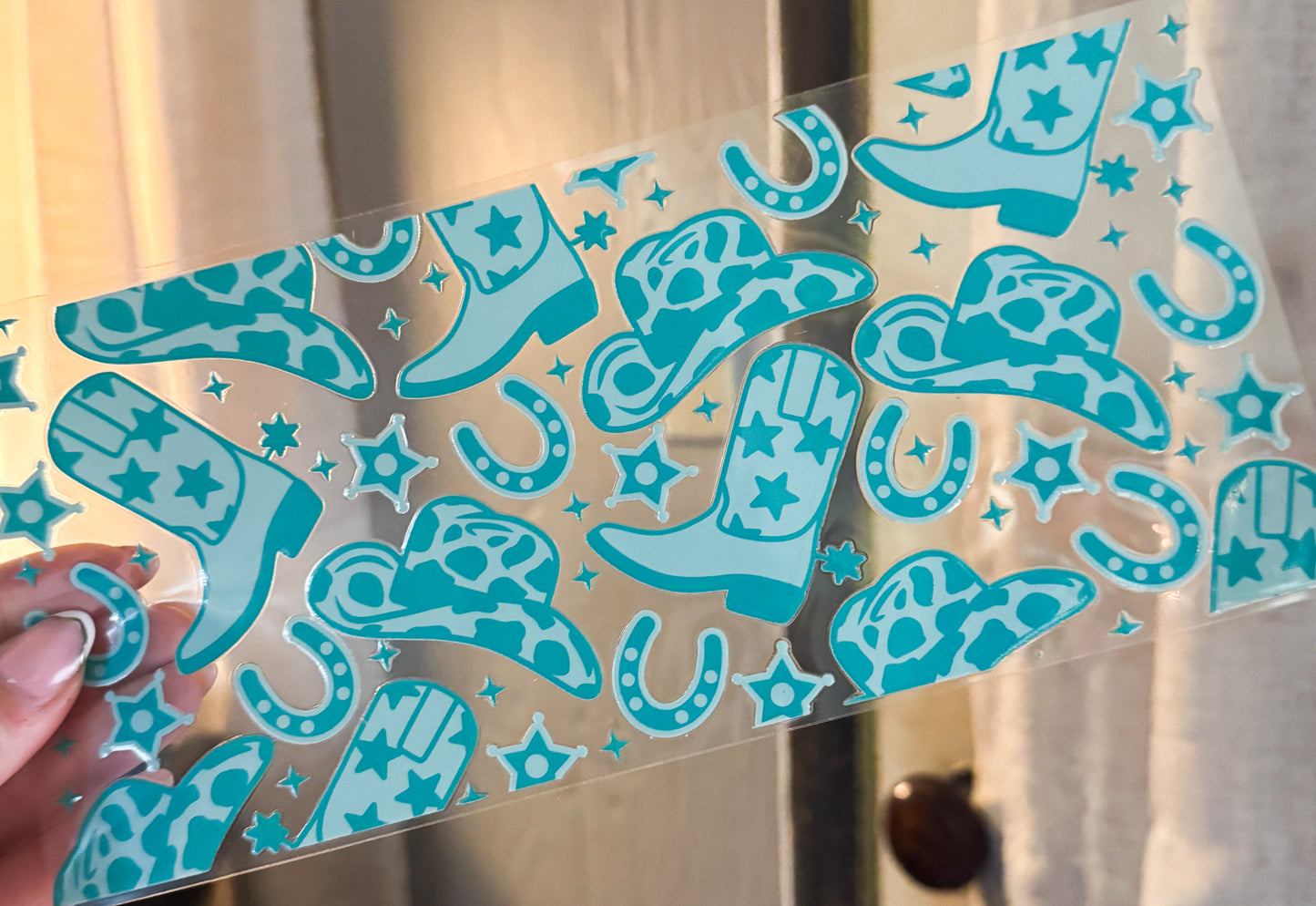 Teal Cowgirl