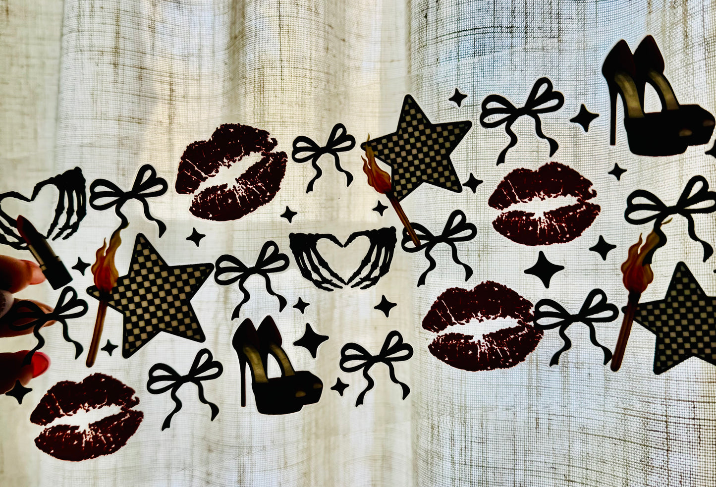 Lips, Bows, Stars