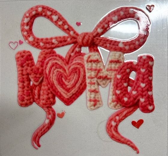 Mama with Bow DECAL