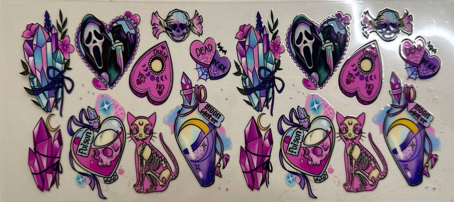 Pink Ghost Face