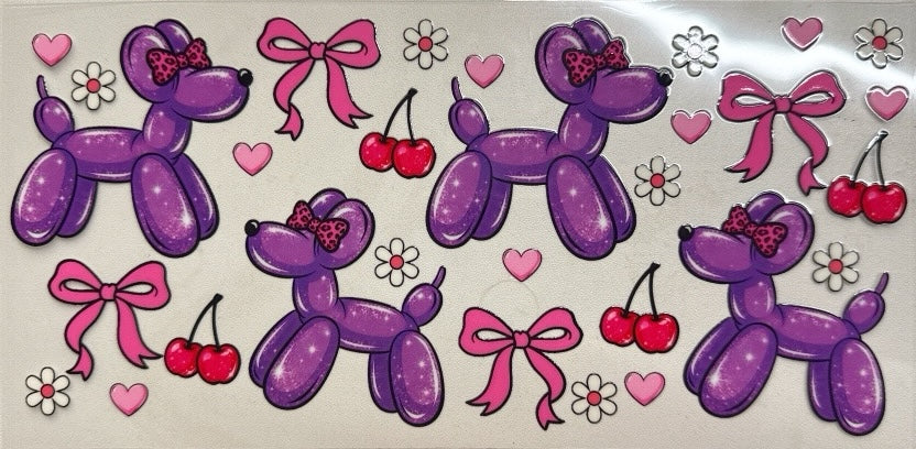 Pink Ballon Dog