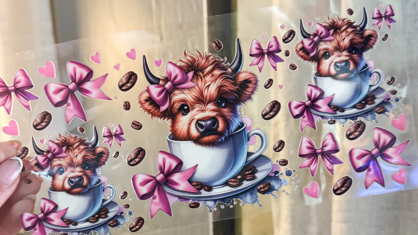 Pink Bow Cow