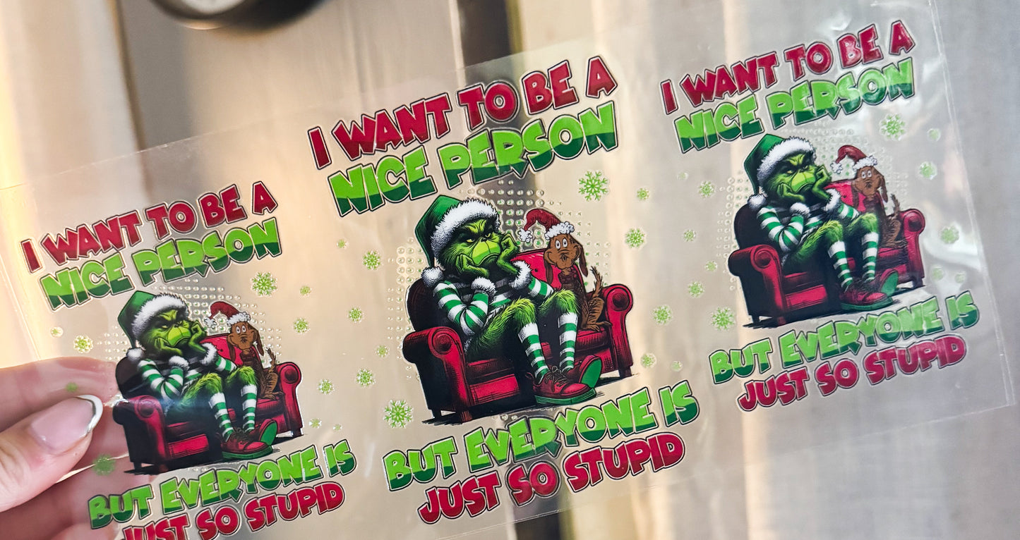 I want to be