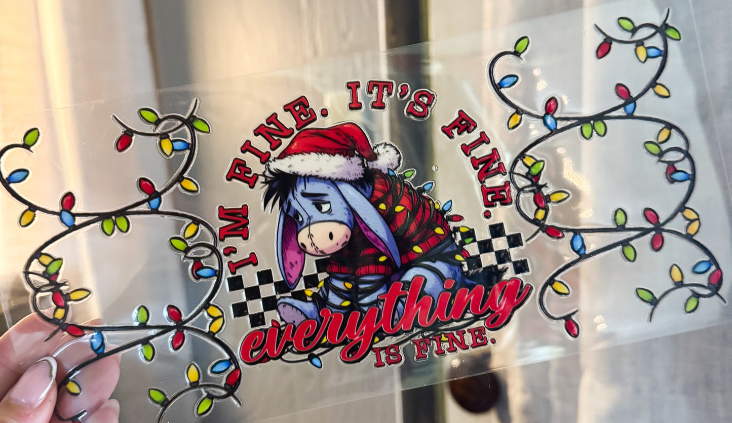 I’m fine its fine xmas