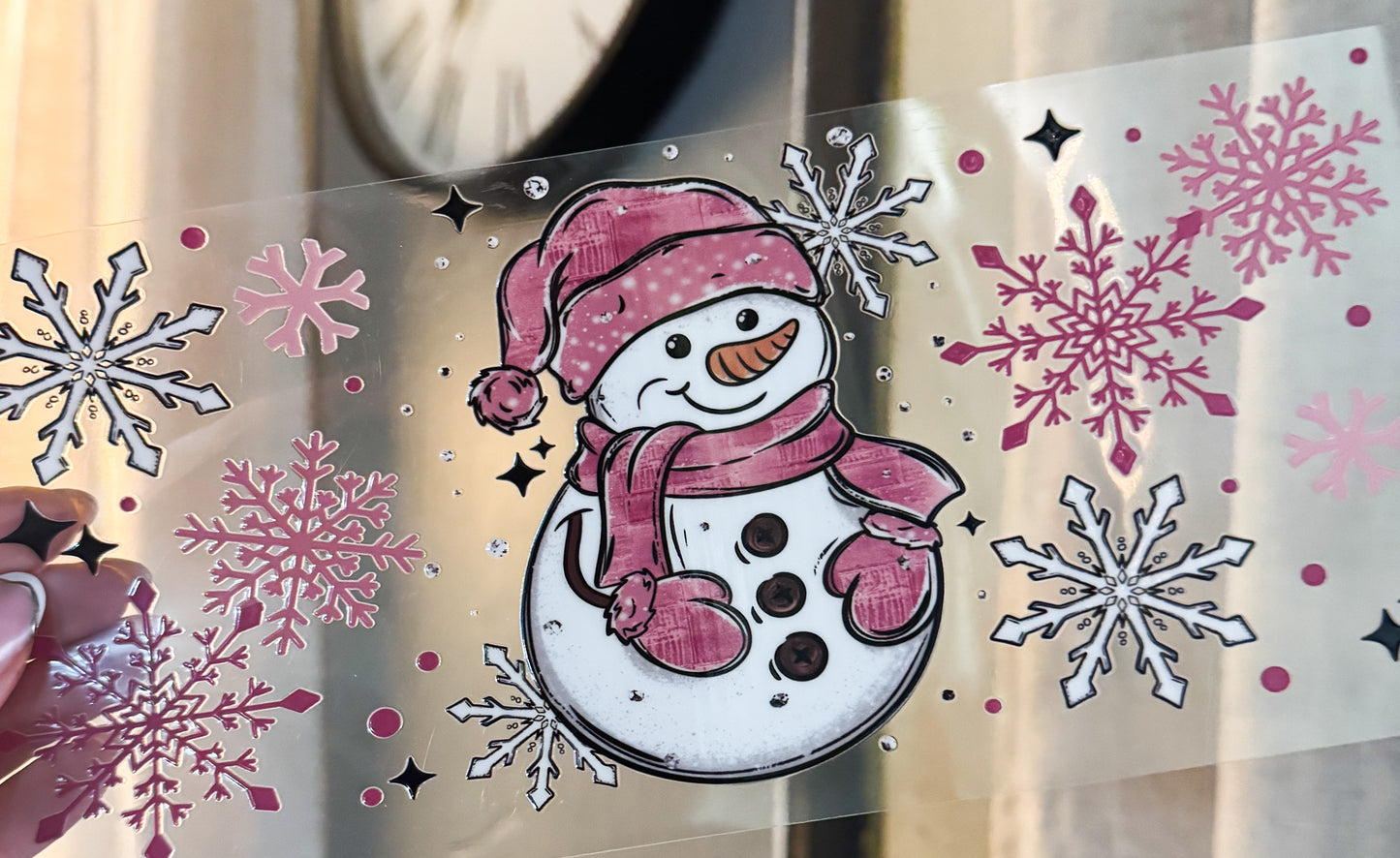 Pink Snowman