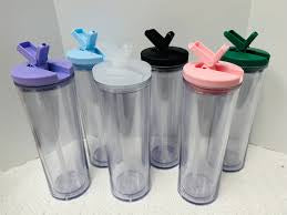 20oz Acrylic Flip Straw SnowGlobe