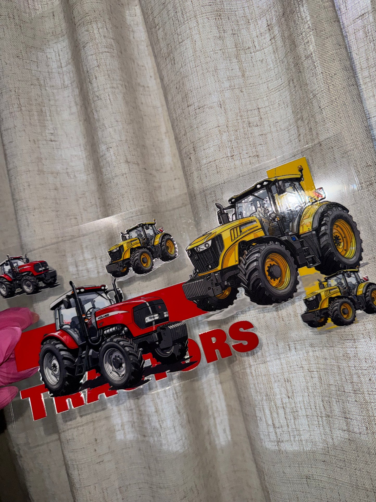 Yellow & Red Tractors