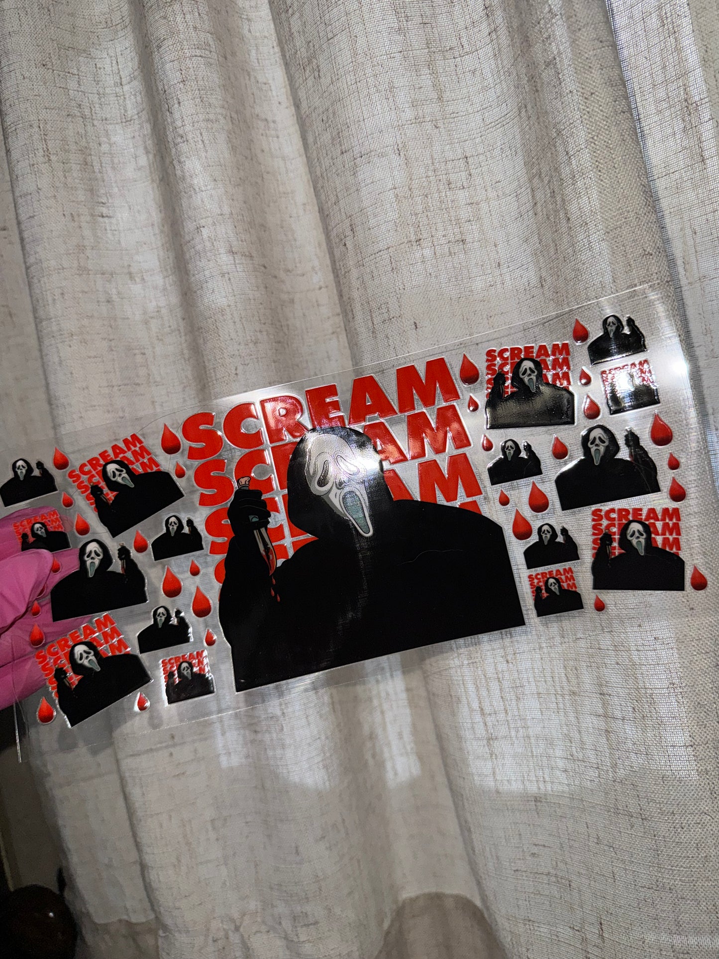Red and Black Scream