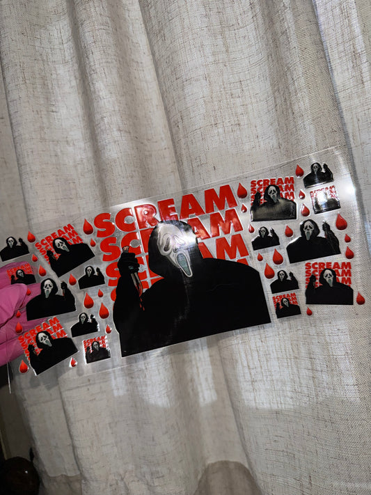 Red and Black Scream