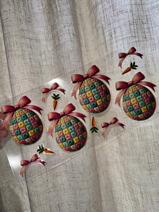 Quilted Easter Eggs
