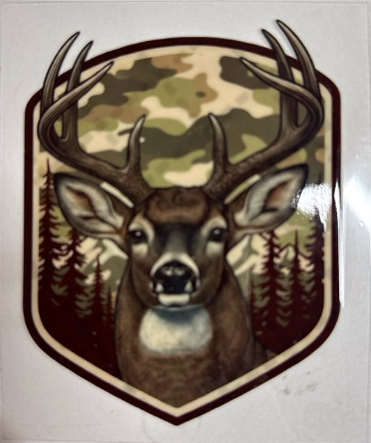 Camo Deer DECAL